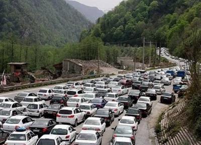 ترافیک 1، 5 کیلومتری در محور هراز! ، شروع ممنوعیت ورود به مازندران